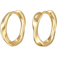 Elli Boucles d'oreilles 'Twisted' or