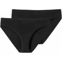 Schiesser Sous-Vêtement Schiesser Femme 175995 95/5 Black (Lot de 2)-M