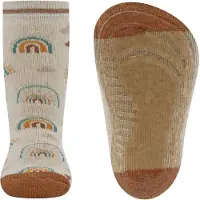 Ewers Chaussettes beige chiné / marron / vert clair
