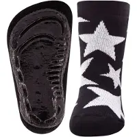 Ewers Chaussettes 'Sterne' noir / blanc cassé