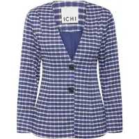 Ichi Blazer 'KATE CHECLÉ' bleu / blanc