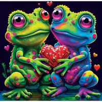 Yazz Puzzle Frogs In Love - 1000 pièces
