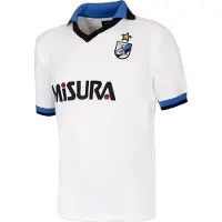 Copa Hommes, Maillot de football, Inter Milan 1986 extérieur maillot rétro FC Internazionale Milano 1986 Vintage Shirt (XXL), Blanc, XXL