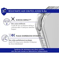BigBen Interactive Coque Renforcée Forcecase pour iPhone 16 Pro Max Transparent