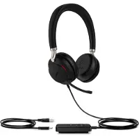 Yealink Casque YLNUH38DUALTEAMS UH38 Teams avec port USB-A, noir
