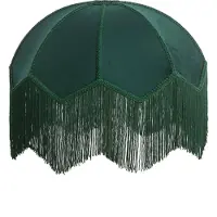 Light & Living - Abat-Jour - Malacia - Vert - Raffia Velours Tissu - Ø 45cm - E27 - 3906976
