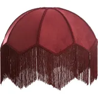 Light & Living Abat-jour Malacia - Rouge foncé - Ø 45 cm - Moderne