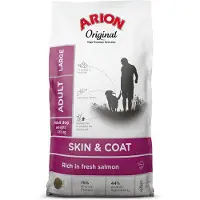 Arion Original Skin &amp; Coat Adult Large Salmon Rice 12 kg