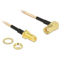 DeLOCK Câble RP-SMA mâle vers RP-SMA femelle – 50 Ohm