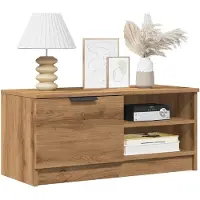 vidaXL Armoires TV 2 pcs. Chêne Artisan 80x35x36,5cm Matériau dérivé du bois