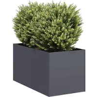 vidaXL Jardinière anthracite 40x80x40 cm acier laminé à froid