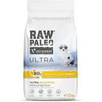 Vet Expert VEE RAW PALEO Ultra Medium&Large Puppy Beef - nourriture sèche pour chiots - 10 kg