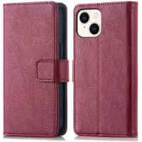 IMoshion Étui de télephone portefeuille de luxe pour Apple iPhone 15 - Bordeaux