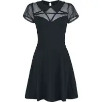 Heartless Robe courte Gothic de - Robe Noire - S - XL - pour Femme - noir - Taille M