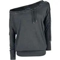 R.e.d. by emp T-shirt manches longues de - Fast And Loose - S - XXL - pour Femme - noir - Taille L