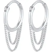 Elli Boucles d'oreilles argent
