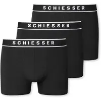 Schiesser Boxers noir / blanc