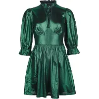 Hell Bunny Robe courte de - Gigi Mini Dress - XS - L - pour Femme - vert - Taille M