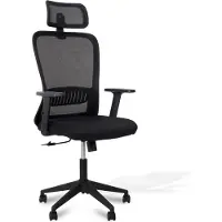 Brixy Ergonomic Office Chair - Chaises de bureau pour adultes - Entièrement réglable - Chaise de bureau - Noir