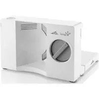 Eta Coupe-tout Tempo, trancheuse à pain pliable de 120W, électrique, petite et compacte, épaisseur de coupe 0-20mm, lame Solinger Germany