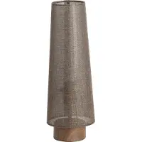 Light & Living Lampe de table marron Howie bois Ø 15cm
