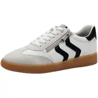 Marco Tozzi Baskets basses gris / noir / blanc