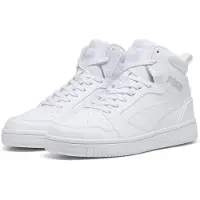 Puma Baskets hautes 'Rebound v6' gris / blanc