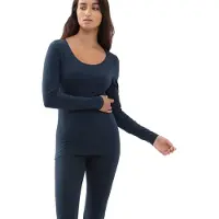 Mey Chemise de nuit bleu foncé
