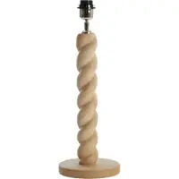 Light & Living - lampe de table - Nanno - naturel - bois - luminaire individuel - E27 - 8314882