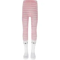 Ewers Collant rosé / noir / blanc