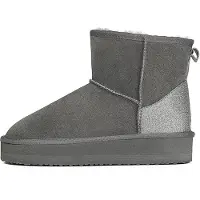 Gooce Boots 'Acacia' gris foncé / argent