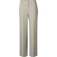 Selected Pantalon à plis 'SLFRita' greige
