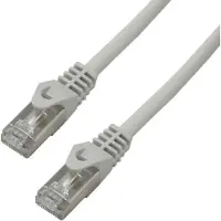 MCL Eco - Cordon de raccordement - RJ-45 (M) pour RJ-45 (M) - 5 m - paire torsadée écrantée (F/UTP) - CAT 6 - moulé - gris
