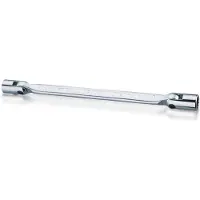 Toptul Clé à douille 12x13 mm beidseitig mit Gelenk