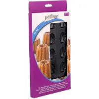 Patisse Mini-Madeleine-Form 15 Plateau 29 X 17 Cm, Moule à gâteau, Noir