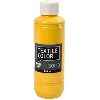 Creotime Peinture textile opaque Textile Color - Jaune, 250ml