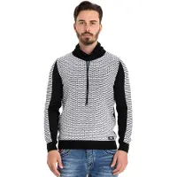 Cipo & Baxx Pull-over noir / blanc