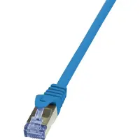 Logilink CAT 6A Patchkabel 10G S/FTP PIMF PrimeLine blau 0.25 m