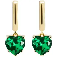 Victoria Hyde Boucles d'oreilles 'Melodia' or / émeraude