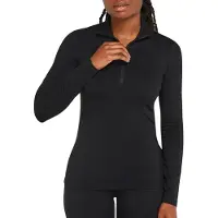 Icebreaker Merino Core Heavyweight Long Sleeve Base Layer Noir L Femme