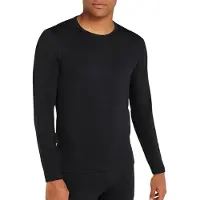 Icebreaker Merino Core Heavyweight Long Sleeve Base Layer Noir S Homme