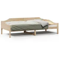 vidaXL Lit en bois massif sans matelas 90x200 pin