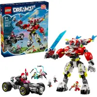 LEGO DREAMZzz - Robot-tigre de Cooper et bolide de Zero 71497 - - - UneTaille - Blocs de Construction