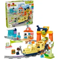 LEGO DUPLO Ma ville 10428 Le grand train communautaire interactif - Jouets d’éveil 3 ans