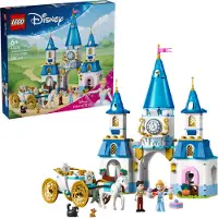LEGO Disney Princess 43275 Le château de Cendrillon et la calèche
