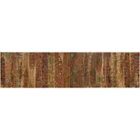 vidaXL Tête de lit multicolore 200 cm bois massif ancien