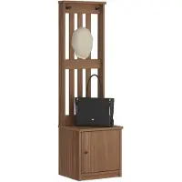 vidaXL Portemanteau SANDNES 45x40x159,5 cm bois massif pin