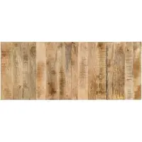 vidaXL Tête de lit 200 cm Bois brut massif Mango