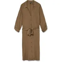 Vero Moda Robe-chemise 'Linn' marron