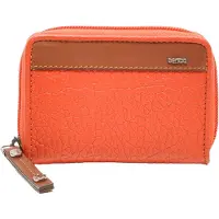 Berba Femmes, Portefeuille, Portemonnee / Portefeuille Dames - Ritsportemonnee - Leer - Chamonix - Oranje, Orange